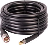 Helium antenne - LMR 400 kabel - Low Loss kabel - 5 meter - Lora - Helium antenna - N-Male naar RP-SMA male