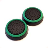 Controller grips voor PS3, PS4, PS5, Xbox - Thumb grips - 2 stuks - Groen/Zwart - Gaming accessoires - Game accessoire - Playstation - Xbox - Anti slip - Game