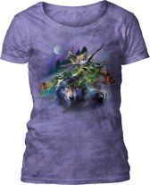 Ladies T-shirt Moonlit Collage M