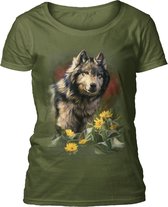 Ladies T-shirt Wild Spirit Wolf L