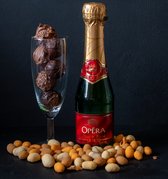 Kleintje fotografie Wenskaart verjaardag champagne
