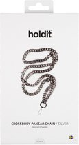 Holdit - Crossbody pansar ketting, zilver