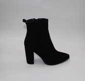 Enkellaars - Dames - Zwart - Maat 37 - Kunstsuede