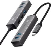 Baseus USB-C naar USB Hub Adapter voor Apple Macbook Pro / Air / iMac / Mac Mini / Google Chromebook / Windows / HP / ASUS / Lenovo - Type-C Kabel USB C Hub / Output  USB 3.0 / Doc