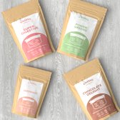 GUT HEALTH BUNDLE | Kiverro Superfood | Functionele Superfoodmixen | 200g Power Greens, 200g Super Digestive, 200g Chocolate Delight, 100g Beetroot | Organic | Voor Spijsverterings