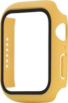 Mobigear Color Hardcase Hoesje voor Apple Watch Series 6 (40mm) - Geel