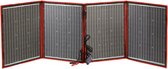 Dokio® Zonnepaneel - Zonnepanelen compleet pakket - Solar Generator - Flexibele zonnepaneel - Draagbare Powerbank - 200W - Opvouwbaar - Zwart/Rood