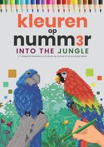 Kleuren op Nummer voor Volwassenen | Into The Jungle | Kleurboek voor volwassenen Dieren | Kleuren op Numm3r | Color by Number | Kleuren Volwassenen | Vakantieboek voor Kinderen