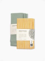 Doorgeef Inpakpapier - Set van 2 - Furoshiki - Duurzaam cadeau - Roze - Size S