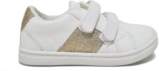 SNEAKERS FILLE SPROX BLANCHE À PAILLETTES OR Taille 25