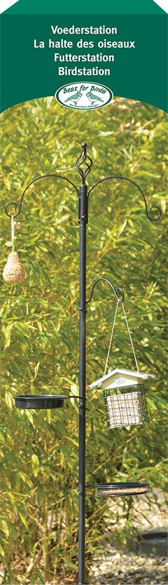 Esschert Design - Best For Birds Voederstation - zwart - 52 x 18 x 201 cm — cadeau in Wonen & Interieur - foto 6