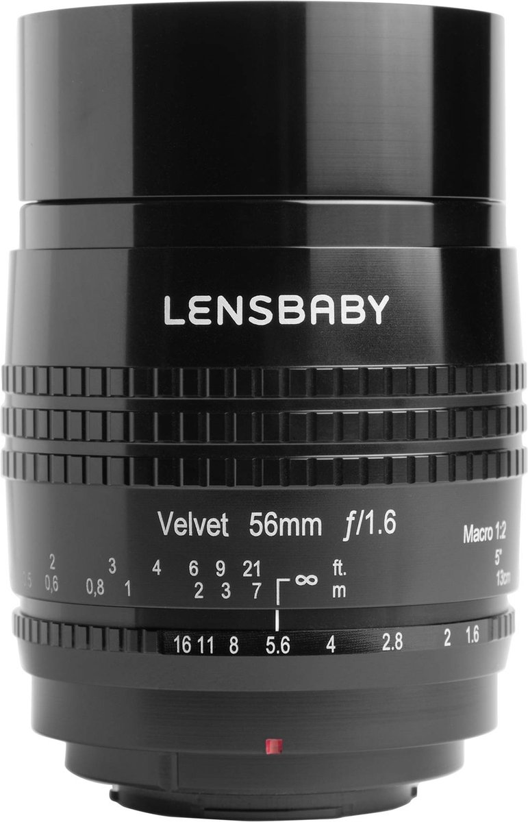 Lensbaby - Velvet 56 zwarte Nikon Z - Creatieve en Unieke Scherpstelmogelijkheden - Objectieven - Cameralens