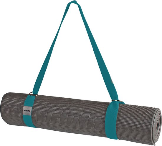 VirtuFit Premium Yoga Mat Draagriem - Katoen - Ocean Green van VirtuFit — afbeelding 5