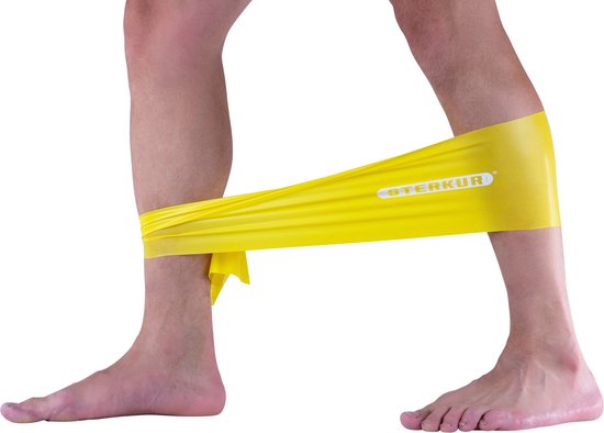 Sterkur® bande élastique résistance jaune clair - bandes élastique - bande  de Fitness