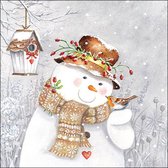 Servetten Snowman Merk Ambiente