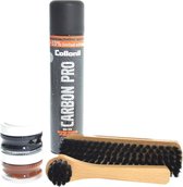 Collonil Schoenverzorgingspakket carbon pro spray, 2 schoenpoets en 2 borstels zwart