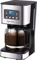 Taylor Swoden Koffiezetapparaat - Filterkoffie - 12 Koppen - met Glazen Kan-Zwart/RVS - Darcy 30QUK