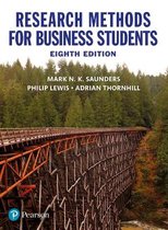 Solution Manual for Research Methods For Business Students 8th Edition Mark Saunders, Philip Lewis