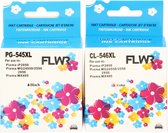 FLWR - Cartridges / Canon PG-545XL / CL-546XL Multipack / zwart en kleur / Geschikt voor Canon