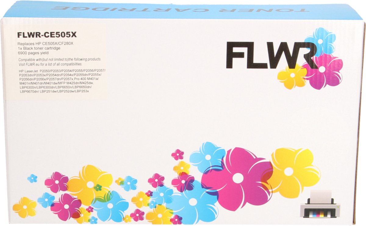 FLWR - Toner / 80X / Zwart - Geschikt voor HP
