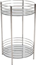 Bijzettafel - donliving - 2 laags - twee niveau's - bijzettafel rond - bijzettafel spiegelend