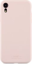 iPhone XR, hoesje silicone, blush roze