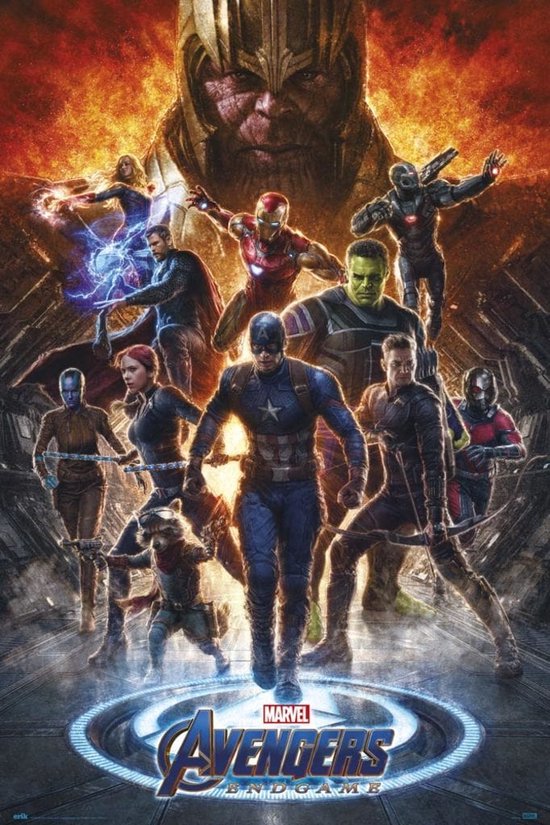 Affiche Grupo Erik Marvel Avengers Endgame 2 - 61x91,5cm