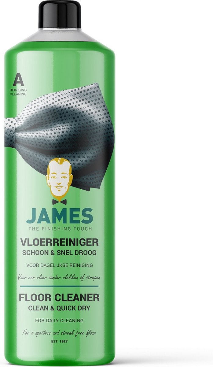 James Vinyl & PVC reiniger Schoon & Snel droog - James