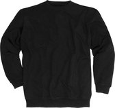 Adamo Sweat Trui Athen zwart (Maat: 6XL)