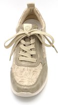 Remonte Dames Sneaker - D2401-90 Beige/Combi  - Maat 42