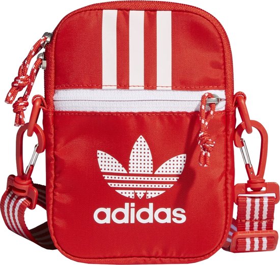 Zakje Relatie Microcomputer adidas Adicolor Classic Festival Bag H35580, Unisex, Rood, Sachet, maat:  One size | bol.com