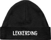 Muts newborn baby-lekker ding-0-3 mnd-Zwart-Wit