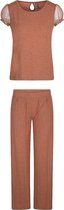 LingaDore Pyjama set - 7412 - Zilver/roze - XL