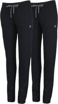 2-Pack Donnay - Joggingbroek rechte pijp - Dames - M - Zwart