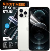 iPhone 12 Pro Matt Cleanfilm Screenprotector - Glasbeschermer mat  – screenprotector mat - Premium - Mat - Screenprotector - voorkomt krassen en barsten - TPU Cleanfilm - supersterk en dun! -