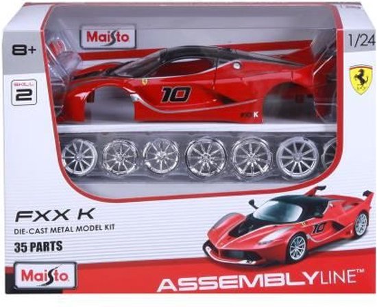 rechter Verbetering Zielig Ferrari FXX K Model Kit (Bouwpakket) 1:24 Maisto - Modelauto - Schaalmodel  - Miniatuurauto | bol.com
