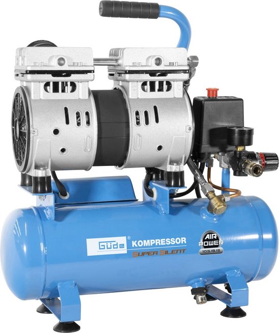 Gude compressor Airpower 105/8/6 Silent - stille olievrije compressor -