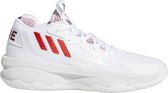 adidas Dame 8 Junior - Sportschoenen - wit/rood - maat 35