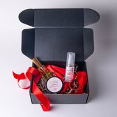 Red Clay Mask Care Box – Rode kleimasker 150g + Rozenwater 60g + Arganolie 30ml – Giftset – Verjaardag – Cadeau tip – Vrouw – Moederdag pakket