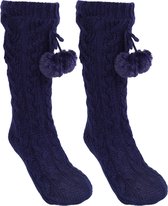 Donkerblauwe, dikke sokken