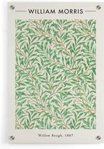 Walljar - William Morris - Willow Bough - Muurdecoratie - Plexiglas schilderij