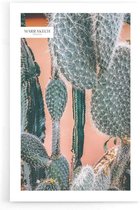 Walljar - Cactus In Marrakech - Muurdecoratie - Poster