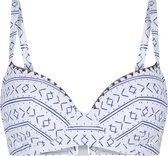LingaDore Voorgevormde Bikini - 7117BT - Blauw/Wit Print - 38A