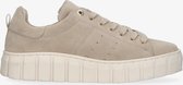 Tango | Harper 1-c beige suede sneaker- bone white outsole | Maat: 36