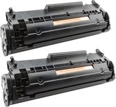 Compatible XL Laser toner cartridges 2X voor HP CF-283A | Geschikt voor HP (83A) Laserjet Pro MFP M120, M125A, M125NW, M125RNW, M126A, M126NW, M127FN, M127FP, M127FW, M128FN, M128F