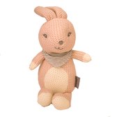 Hand gehaakte pluche knuffel | konijn | roze | leeftijd 0-8 jaar