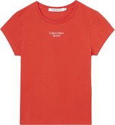 Calvin Klein Dames T-shirt Rood maat XS