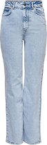 Only Jeans Onlcamille Life Ex Hw Wide Dnm Noos 15235595 Light Blue Dames Maat - W26 X L32