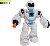 the future robot super warriorThe Future Robot - speelgoed robot Super Warrior- LED licht en geluid - Speelgoedrobotsschiet pijltjes - 22CM