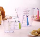 Maatbeker - Maatbekers - Maatbeker Set - Maatbeker Set 3 Stuks - 200/400/900ML Plastic Bekers